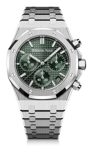 Royal Oak Chronograph 41 Stainless Steel / Green / 50th Anniversary