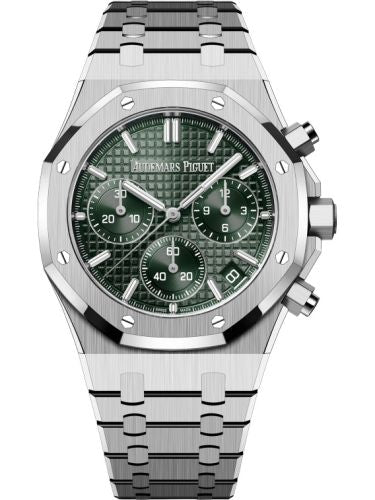 Audemars Piguet Royal Oak Chronograph 41 Stainless Steel / Green : Ref Number 26240ST.OO.1320ST.08