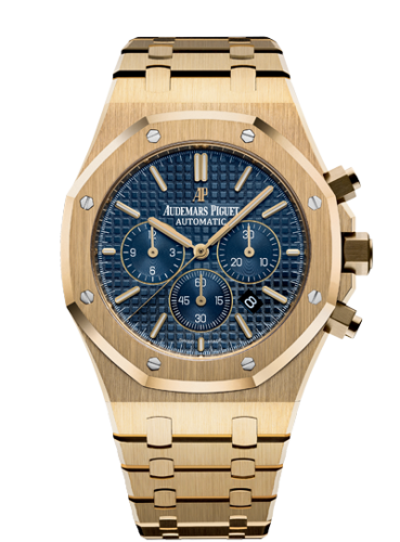 Royal Oak Chronograph 41 Yellow Gold / Blue