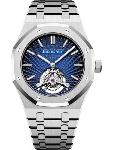 Royal Oak Ultra Thin Tourbillon Platinum / Smoked Blue Evolutive