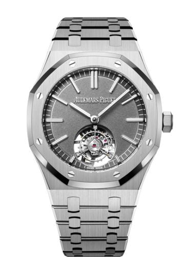 Audemars Piguet Royal Oak Self-Winding Flying Tourbillon Titanium / Grey : Ref Number 26530TI.OO.1220TI.01