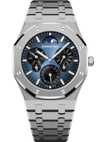 Royal Oak Perpetual Calendar Ultra Thin Titanium / Gradient Blue