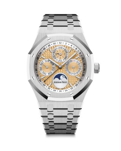 Royal Oak Perpetual Calendar 41 Platinum / Salmon