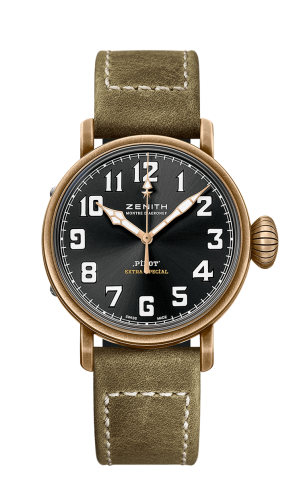 Zenith Pilot Type 20 Extra Special Bronze / Black / Strap : Ref Number 29.1940.679/21.C800