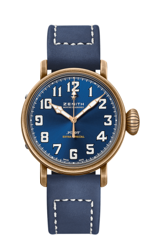 Zenith Pilot Type 20 Extra Special Bronze / Blue / Strap : Ref Number 29.1940.679/57.C808