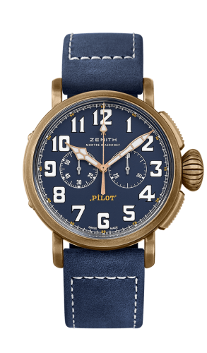 Zenith Pilot Type 20 Extra Special Chronograph Bronze / Blue : Ref Number 29.2430.4069/57.C808