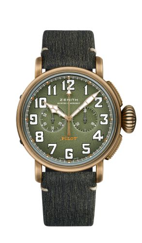 Zenith Pilot Type 20 Chronograph Adventure Bronze / Khaki / Matrix : Ref Number 29.2430.4069/63.C813