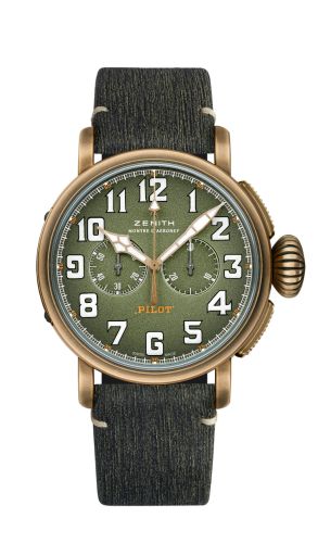 Zenith Pilot Type 20 Chronograph Adventure Bronze / Khaki / Matrix : Ref Number 29.2430.4069/63.I001