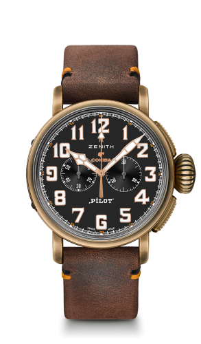 Zenith Pilot Type 20 Cohiba Edition Chronograph Bronze / Black : Ref Number 29.2432.4069/27.C794
