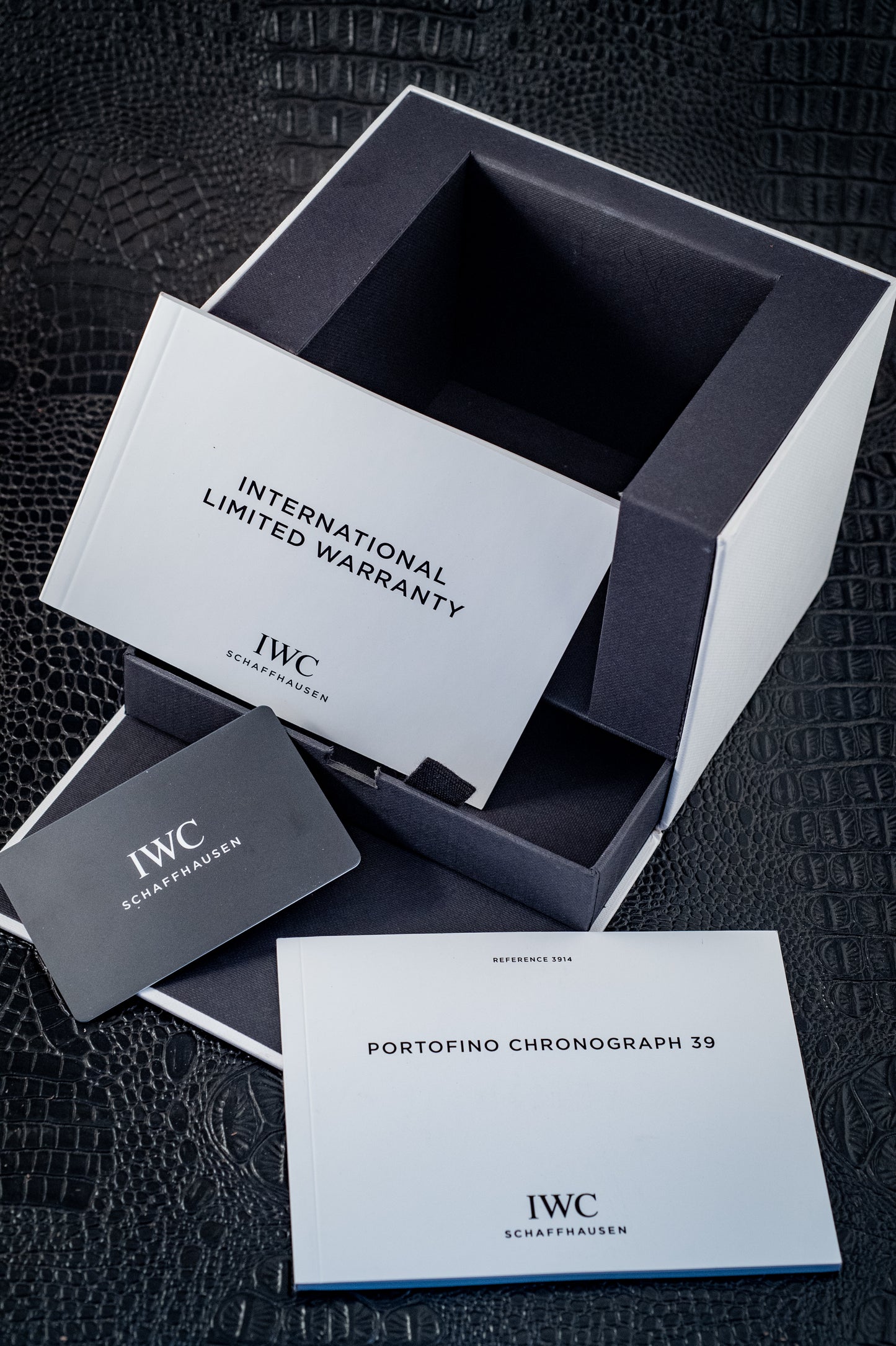 IWC Portofino 2022 Chronograph Green Dial 39MM Warranty Unti 4/2030 Box And Papers Ref IW391405