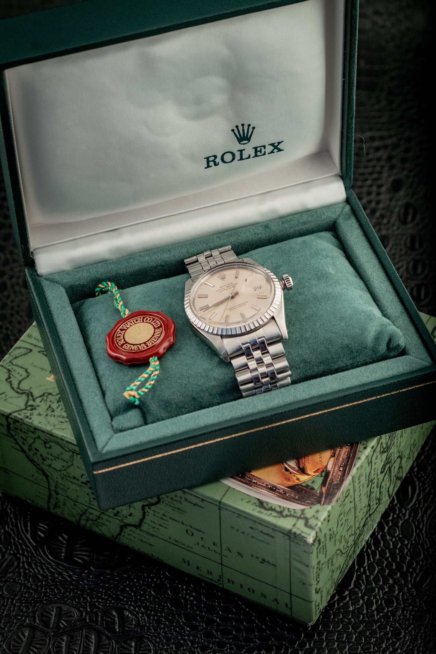Rolex Datejust 36MM Stainless Steel Fluted Jubilee Silver Dial Ref 1603