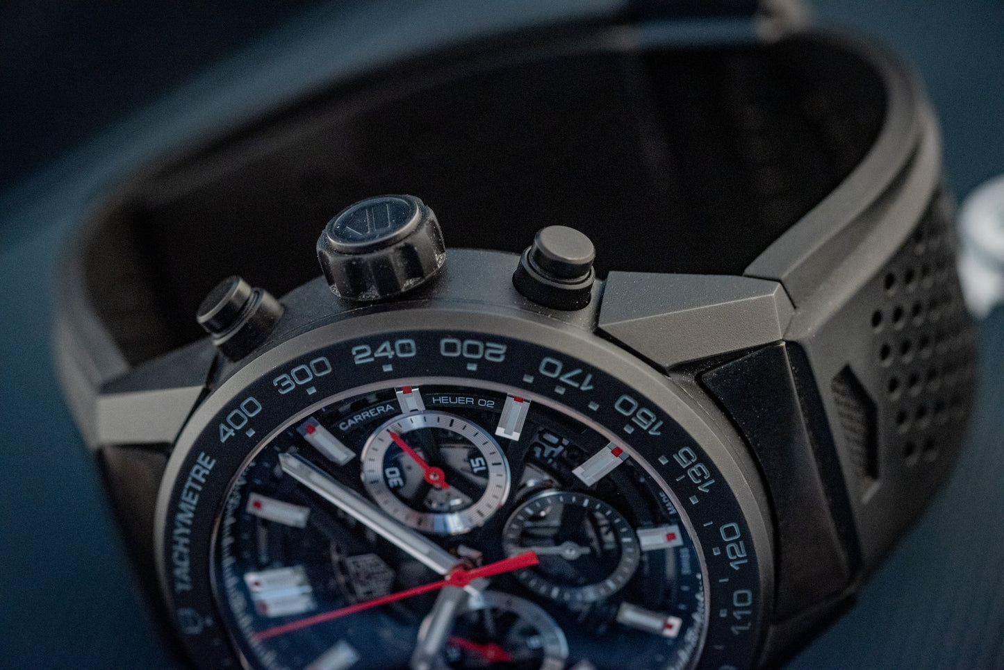 TAG Heuer Carrera Caliber Heuer 02 Chronograph CBG2A90.FT6173 Box And Papers Original Purchase Receipt