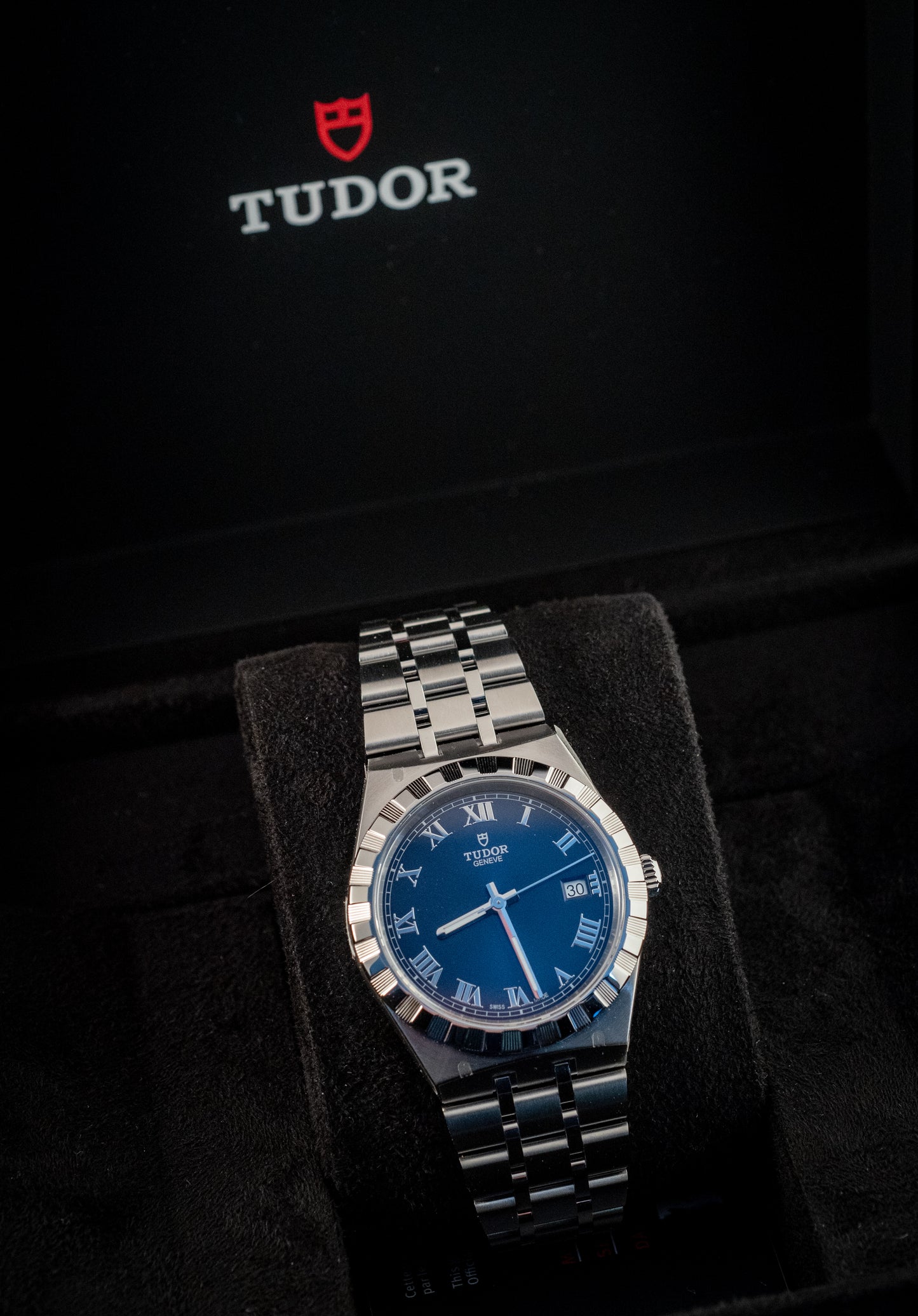 Tudor Royal 38MM NEW Blue Roman 11/2025 Box And Papers Ref M28500-0005
