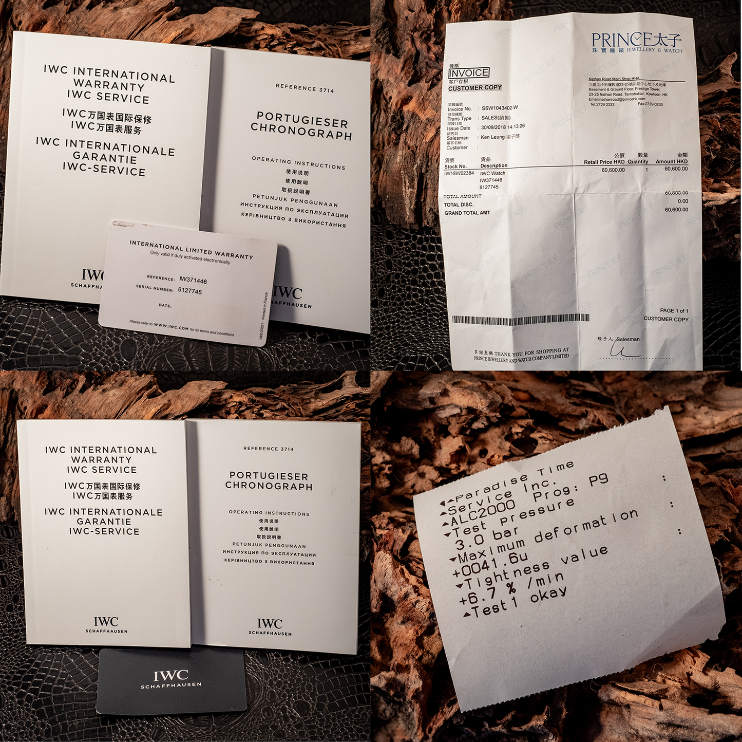 IWC Portugieser 2018 Chronograph 41MM Box And Papers Ref IW371446