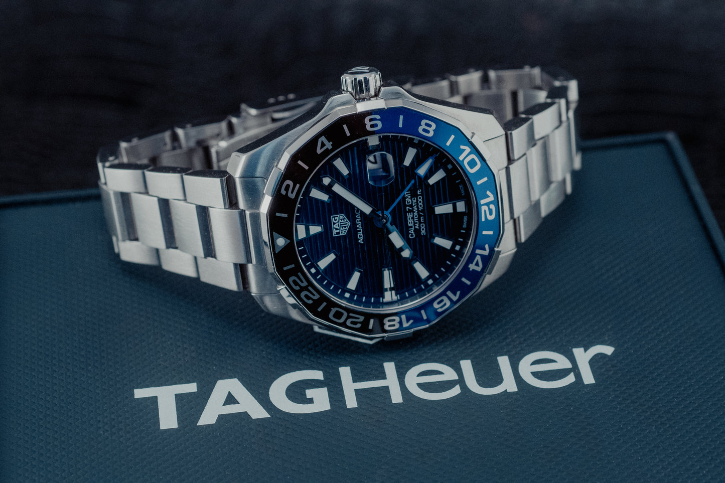 TAG Heuer 2023 Aquaracer 43MM Batman Box And Papers Ref WAY201T.BA0927