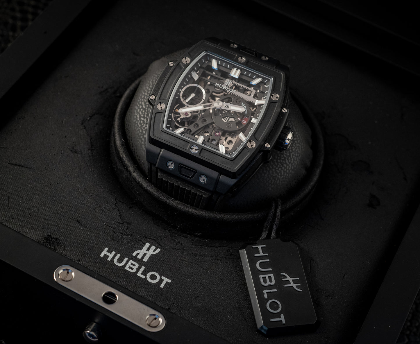 Hublot 2025 Spirit of Big Bang Meca-10 MSRP $31,200 Box And Papers Ref 614.CI.1170.RX