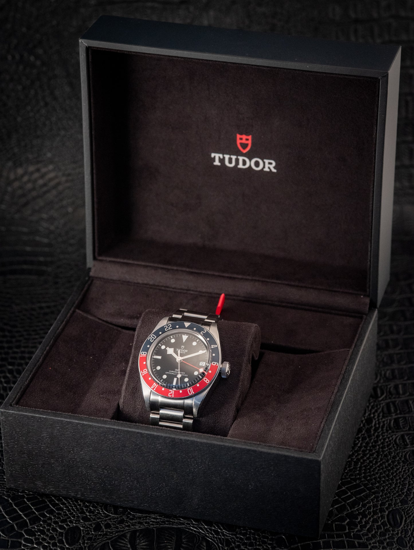 Tudor Black Bay GMT Pepsi 3 Straps Box And Papers Ref 79830RB