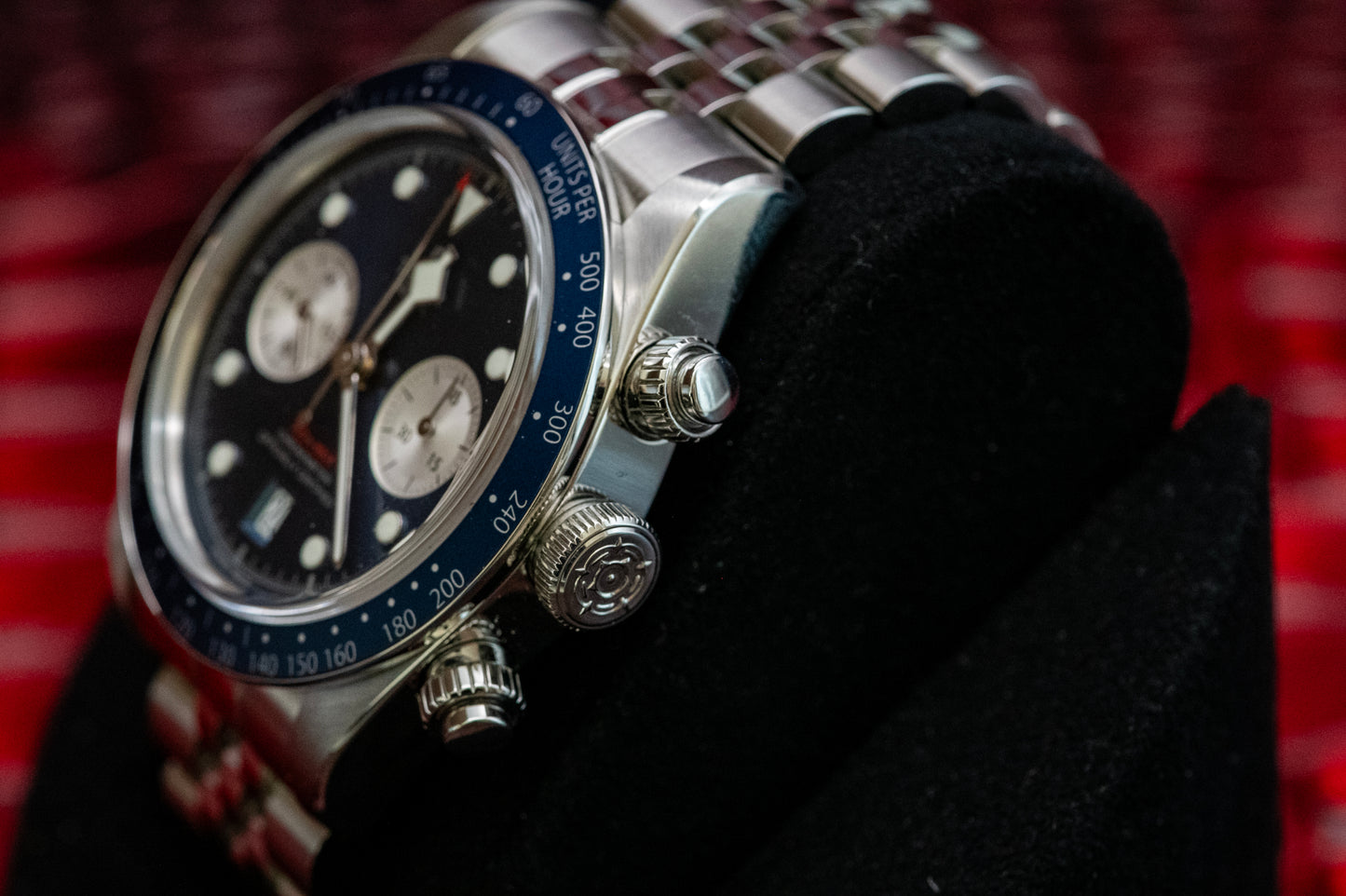 Tudor Black Bay Chrono Blue 79360B Full Set Box And Papers