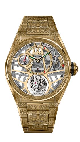 Zenith Defy Zero G Yellow Gold / Skull Edition : Ref Number 30.9001.8812/75.M9000