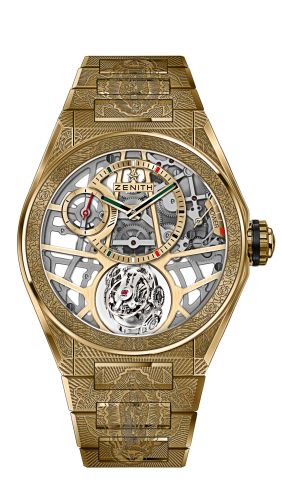 Zenith Defy Zero G Yellow Gold / Virgen de Guadelupe Edition : Ref Number 30.9001.8812/75.M9001