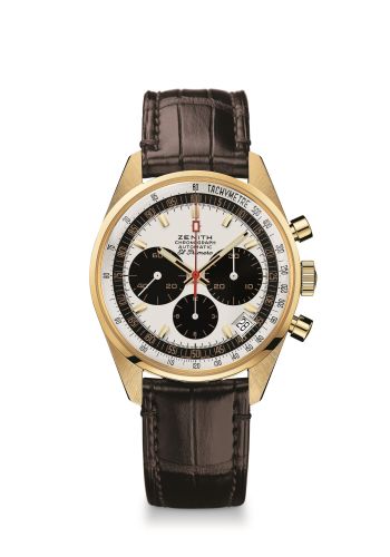 Zenith El Primero A381 Revival 50th Anniversary El Primero Yellow Gold / Hodinkee : Ref Number 30.G381.400/21.C807
