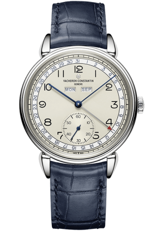 Vacheron Constantin Historiques Triple Calendrier 1942 Stainless Steel / Silver / Blue : Ref Number 3110V/000A-B426