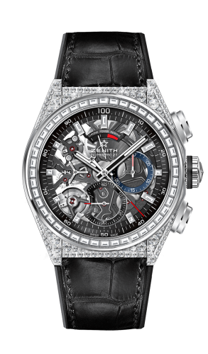 Zenith Defy El Primero 21 Titanium / Diamond / Skeleton / Alligator : Ref Number 32.9000.9004/78.R582