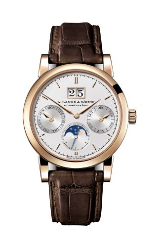 A. Lange & Sšhne Saxonia Annual Calendar Pink Gold / Silver : Ref Number 330.032
