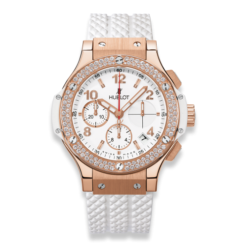 Hublot Big Bang 41 Red Gold / Diamonds / White : Ref Number 341.PE.230.RW.114