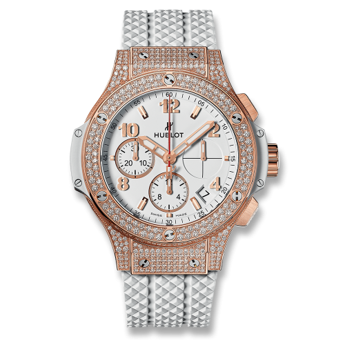 Hublot Big Bang 41 Red Gold / Pav̩ / White : Ref Number 341.PE.230.RW.174