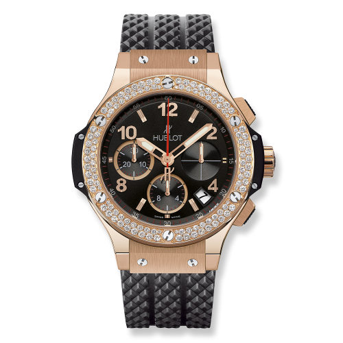 Hublot Big Bang 41 Red Gold / Diamonds / Black : Ref Number 341.PX.130.RX.114
