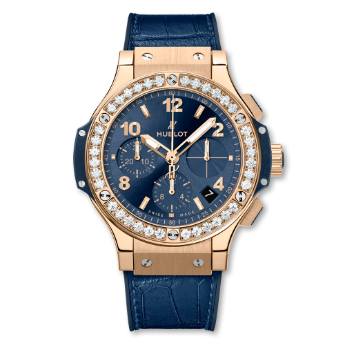 Hublot Big Bang 41 Red Gold / Diamond / Blue : Ref Number 341.PX.7180.LR.1204