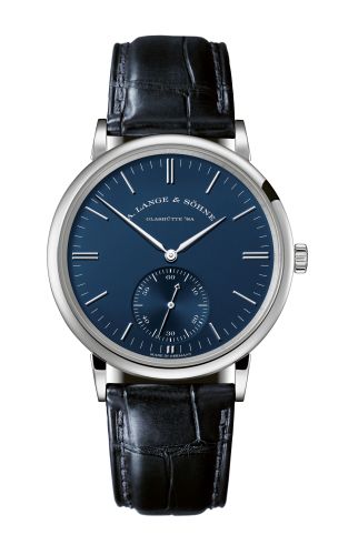 A. Lange & Sšhne Saxonia Automatik White Gold / Blue : Ref Number 380.028