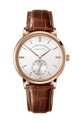 A. Lange & Sšhne Saxonia Automatik Pink Gold / Silver : Ref Number 380.033