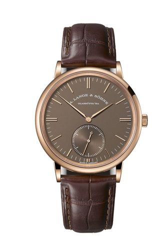 A. Lange & Sšhne Saxonia Automatik Pink Gold / Terra Brown Ginza : Ref Number 380.042