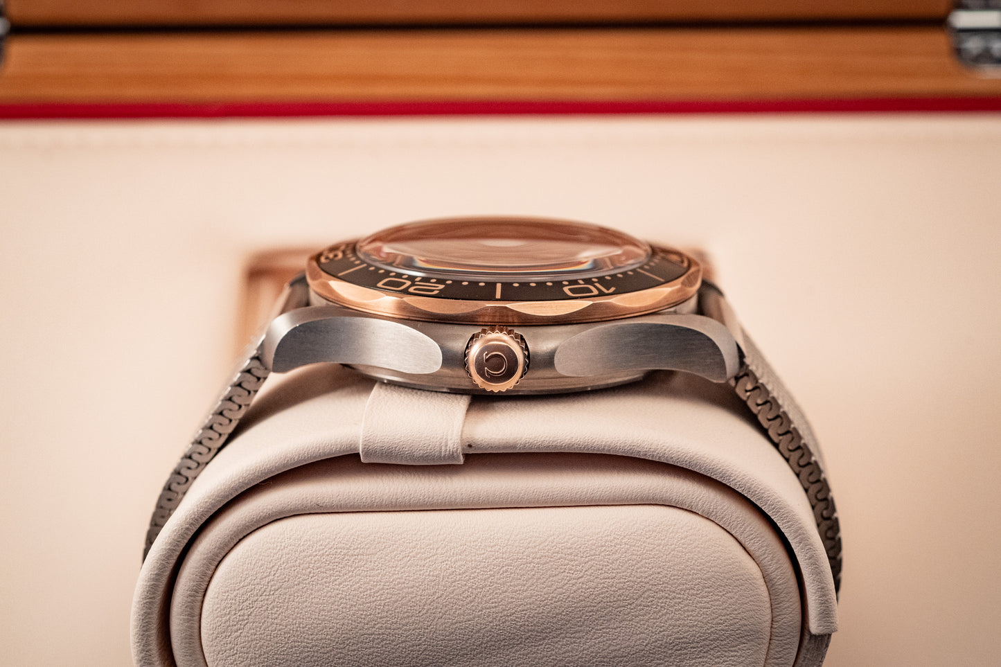 Omega Seamaster Diver 300 M Bronze Gold Green Dial Extra Strap 2025 Box And Papers Ref 210.92.42.20.10.001