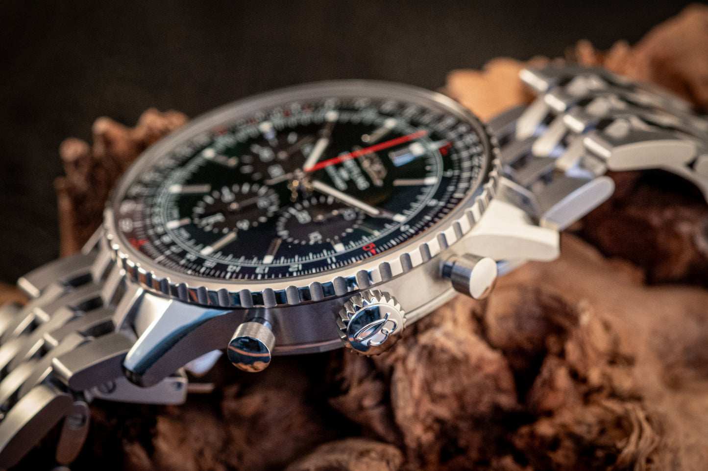 Breitling 2022 Navitimer 1 B01 Chronograph Green Dial Box And Papers Ref AB0137241L1A1