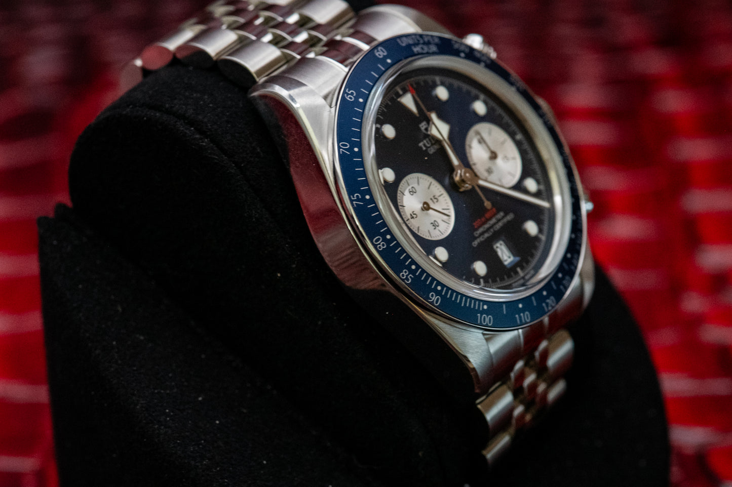 Tudor Black Bay Chrono Blue 79360B Full Set Box And Papers