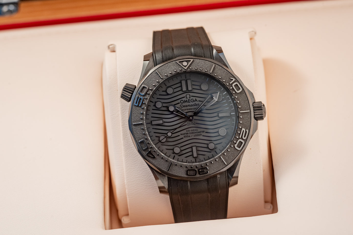 Omega Seamaster Diver 300M Black Ceramic 2023 Box And Papers 210.92.44.20.01.003