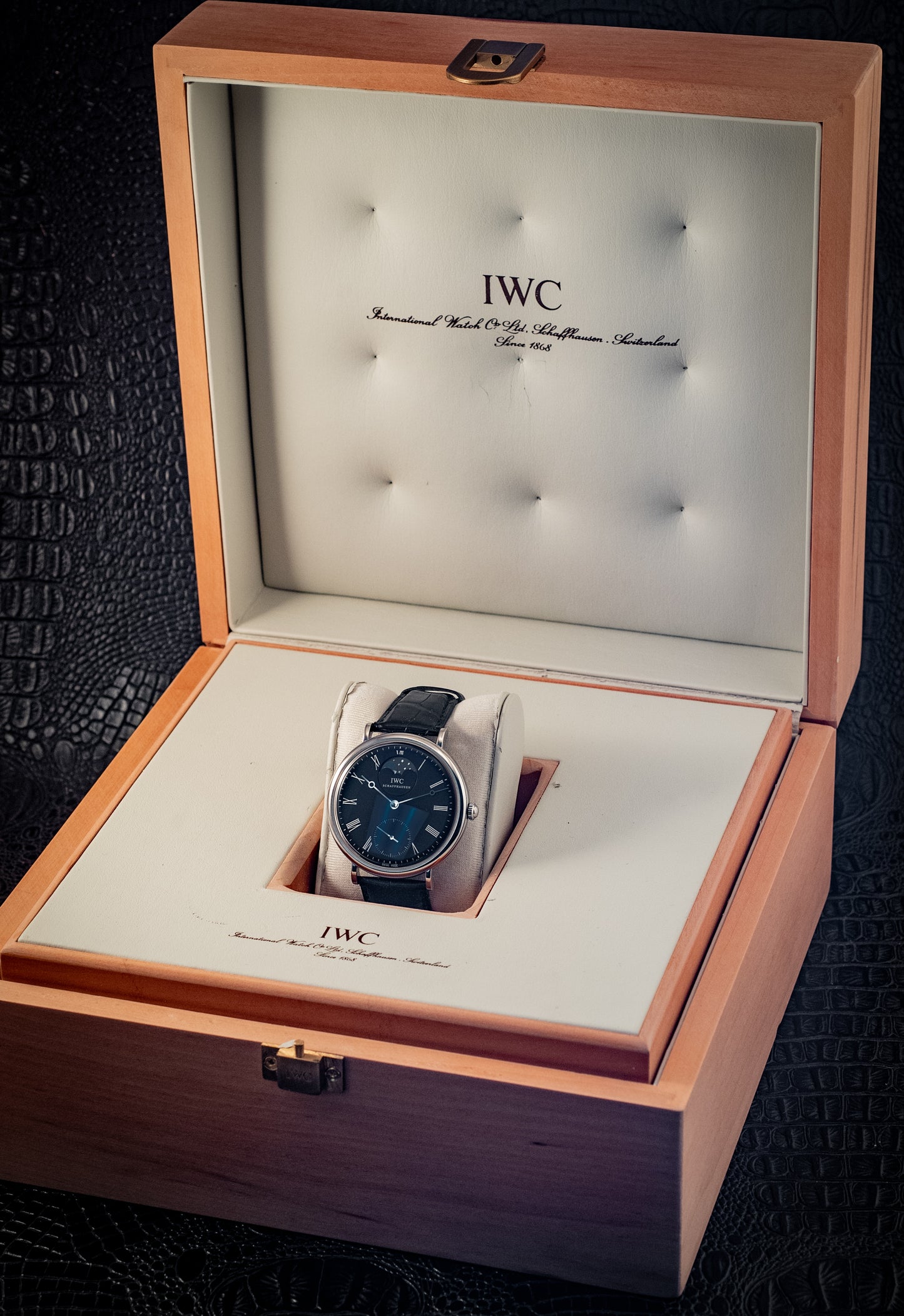 IWC Portofino Hand-Wound 46MM Full Set Box And Papers Ref IW544801