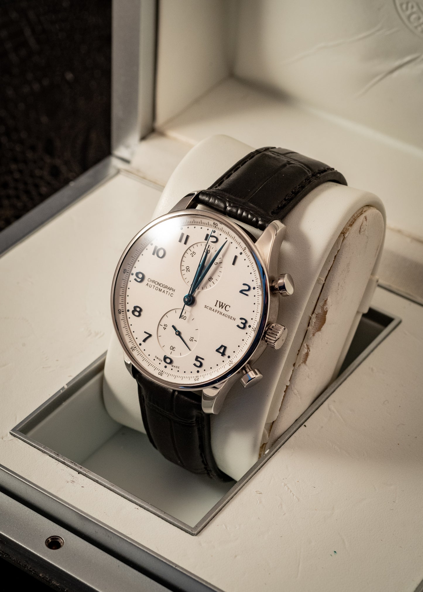 IWC Portugieser 2018 Chronograph 41MM Box And Papers Ref IW371446