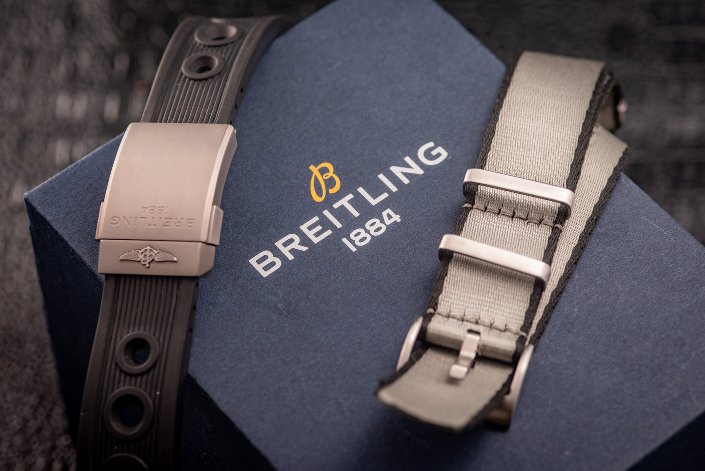 Breitling Avenger Bandit Titanium Ref Number E1338310/M534 Box And Papers 2 Additional Straps