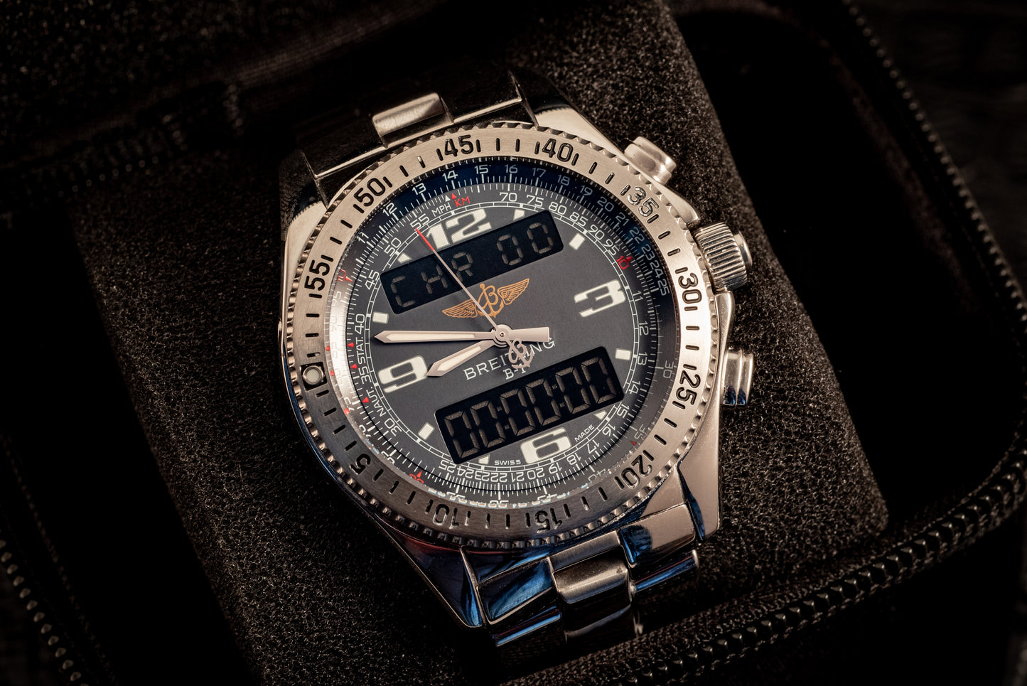 Breitling B-1 Watch Ref A68062 Travel Case