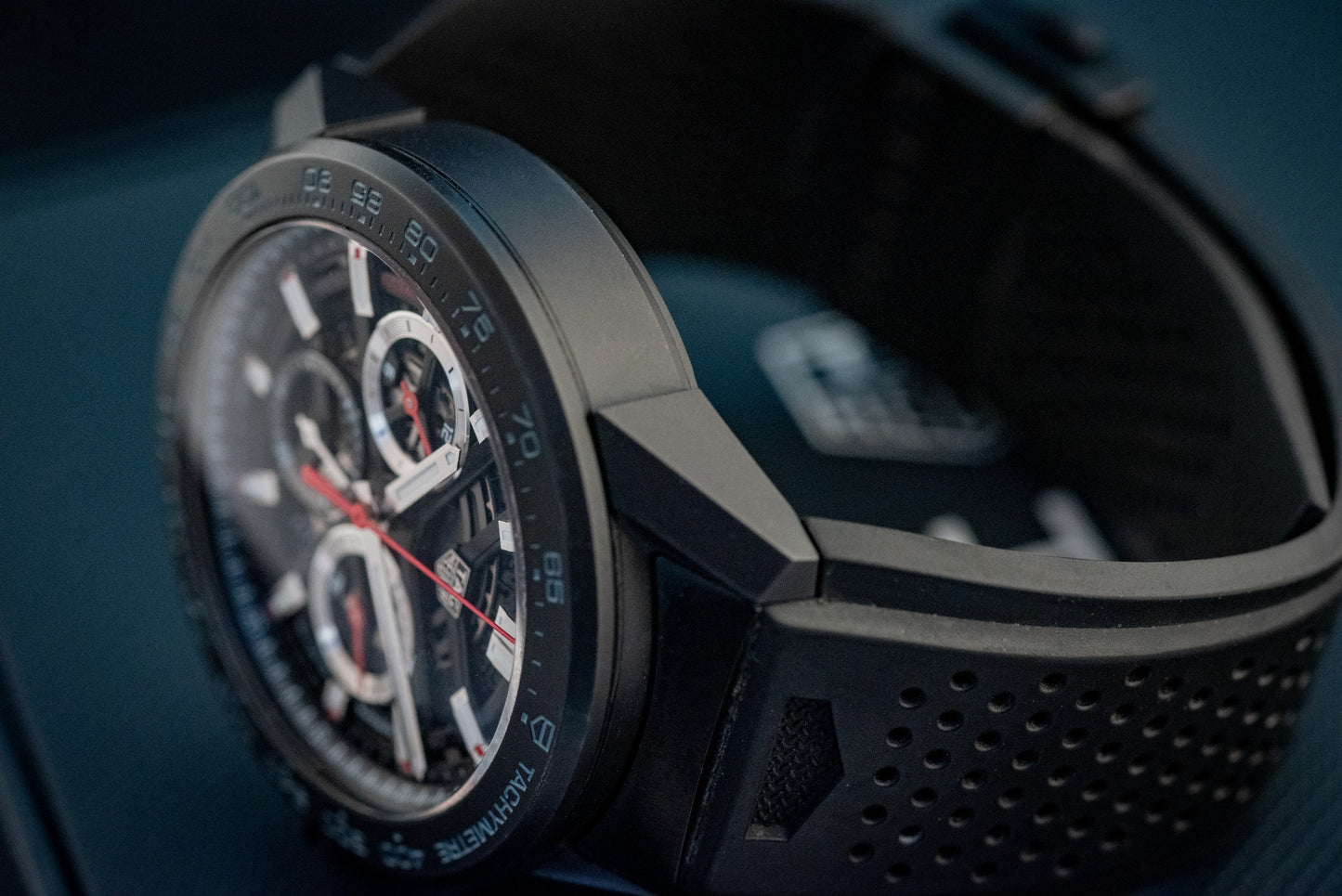 TAG Heuer Carrera Caliber Heuer 02 Chronograph CBG2A90.FT6173 Box And Papers Original Purchase Receipt
