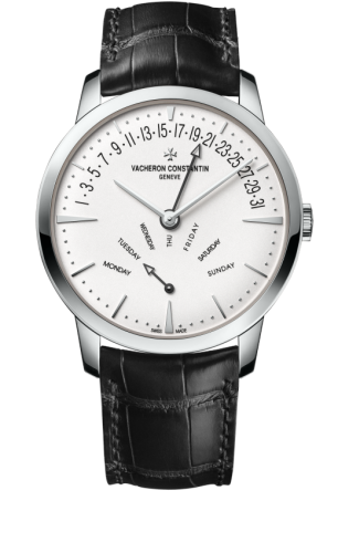Vacheron Constantin Patrimony Retrograde Day-Date White Gold / Silver : Ref Number 4000U/000G-B112