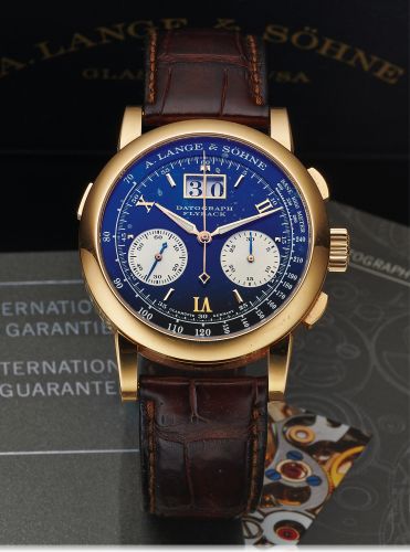 A. Lange & Sšhne Datograph Rose Gold / Black : Ref Number 403.031 ALS