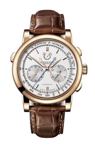 A. Lange & Sšhne Double Split Pink Gold / Silver : Ref Number 404.032