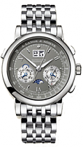 A. Lange & Sšhne Datograph Perpetual White Gold / Grey / Bracelet : Ref Number 410.43