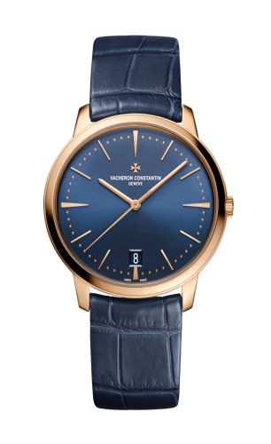 Vacheron Constantin Patrimony 36mm Self-Winding Pink Gold / Blue : Ref Number 4100U/000R-B643