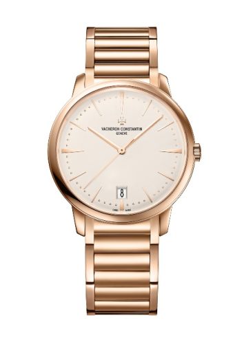 Vacheron Constantin Patrimony 36mm Self-Winding Pink Gold / Silver / Bracelet : Ref Number 4100U/110R-B180